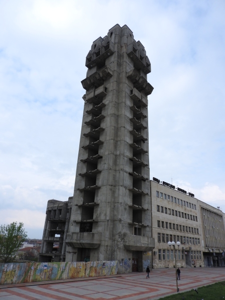 Unfinished Post Office Tower, Shumen, Bulgaria